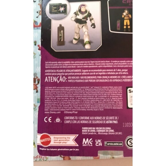 Mattel Buzz Lightyear Crystal Grade Figure from Disney Pixar Lightyear 2022 - Picture 6 of 6